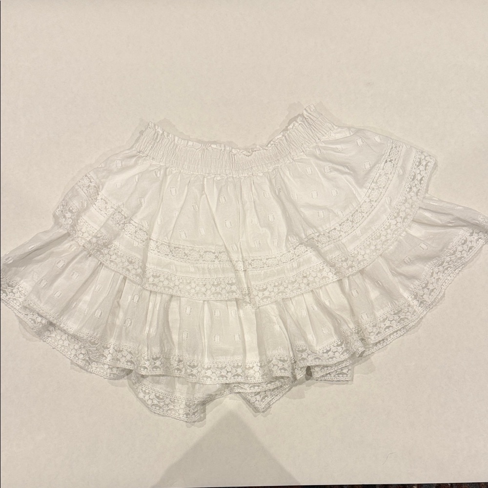 American Eagle Outfitters White A-Line Skirt
